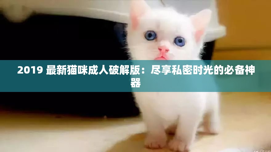 2019 最新猫咪成人破解版：尽享私密时光的必备神器