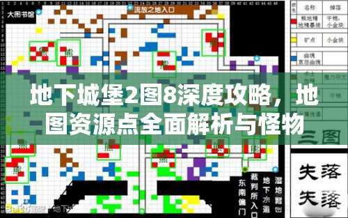 地下城堡2图8深度攻略，地图资源点全面解析与怪物路线分布图，掌握策略性资源管理的艺术