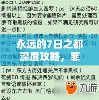 永远的7日之都深度攻略，菲尼克资质考试通关秘籍与技巧全面解析