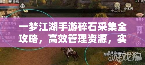 一梦江湖手游碎石采集全攻略，高效管理资源，实现材料价值最大化