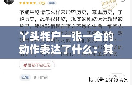 丫头牦户一张一合的动作表达了什么：其背后的深层含义与情感解读