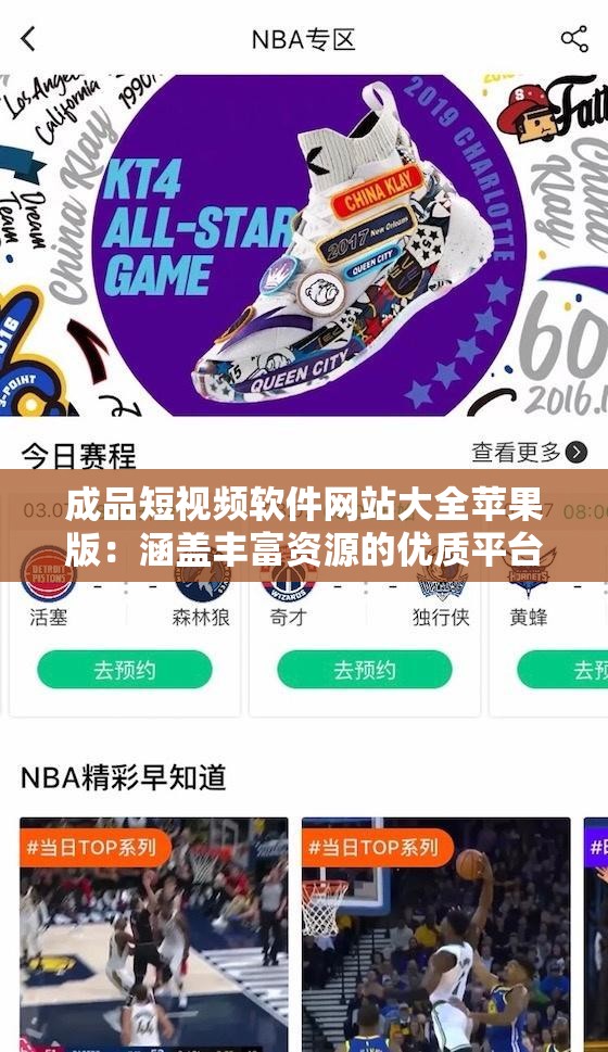 成品短视频软件网站大全苹果版：涵盖丰富资源的优质平台