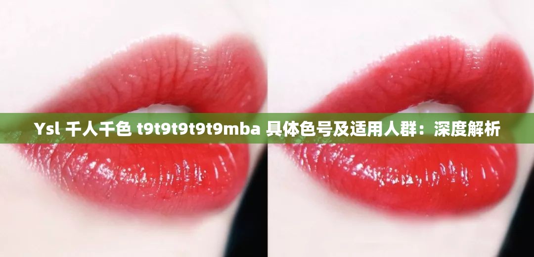 Ysl 千人千色 t9t9t9t9t9mba 具体色号及适用人群：深度解析