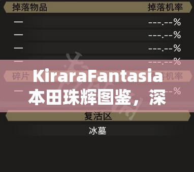 KiraraFantasia本田珠辉图鉴，深度解析技能属性与高效资源管理艺术