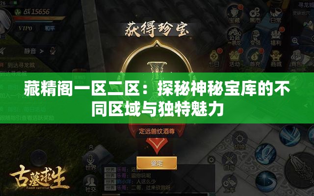 藏精阁一区二区：探秘神秘宝库的不同区域与独特魅力