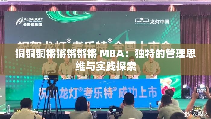 铜铜铜锵锵锵锵锵 MBA：独特的管理思维与实践探索