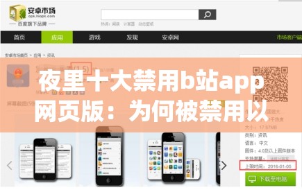 夜里十大禁用b站app网页版：为何被禁用以及带来的影响