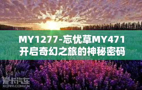 MY1277-忘忧草MY471 开启奇幻之旅的神秘密码