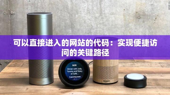 可以直接进入的网站的代码：实现便捷访问的关键路径