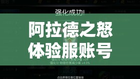 阿拉德之怒体验服账号分享及资源管理高效利用与防浪费全面攻略