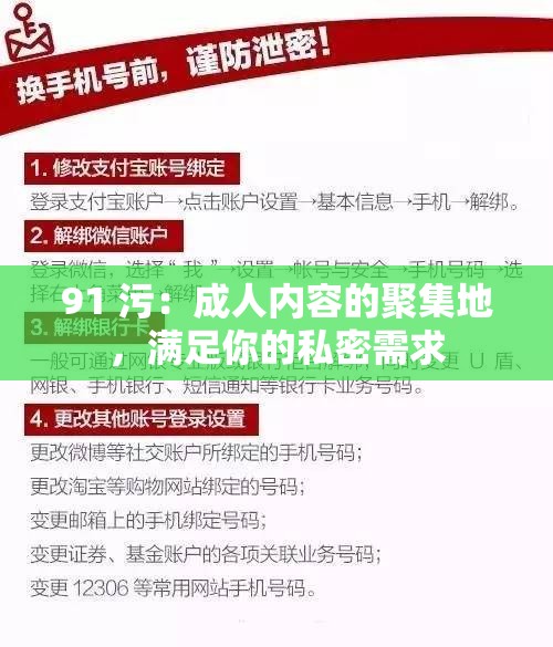 91 污：成人内容的聚集地，满足你的私密需求