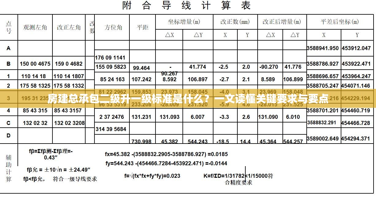 房建总承包二级升一级标准是什么？一文读懂关键要求与要点