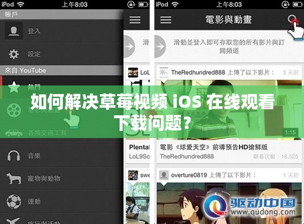 如何解决草莓视频 iOS 在线观看下载问题？