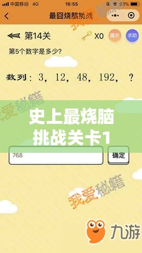 史上最烧脑挑战关卡14答案揭秘，第十四关‘演变史专题’究竟如何通关？