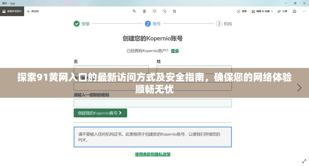 探索91黄网入口的最新访问方式及安全指南，确保您的网络体验顺畅无忧