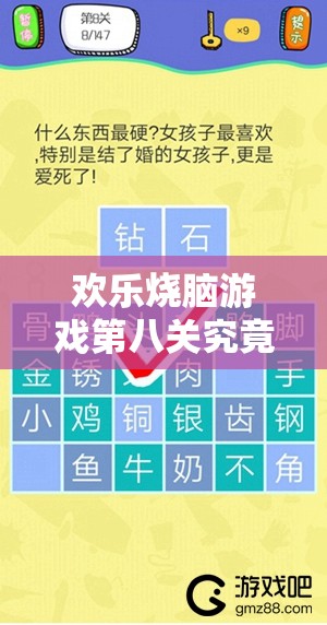 欢乐烧脑游戏第八关究竟隐藏着什么玄机，如何才能顺利通关？