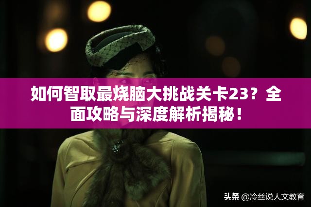 如何智取最烧脑大挑战关卡23？全面攻略与深度解析揭秘！