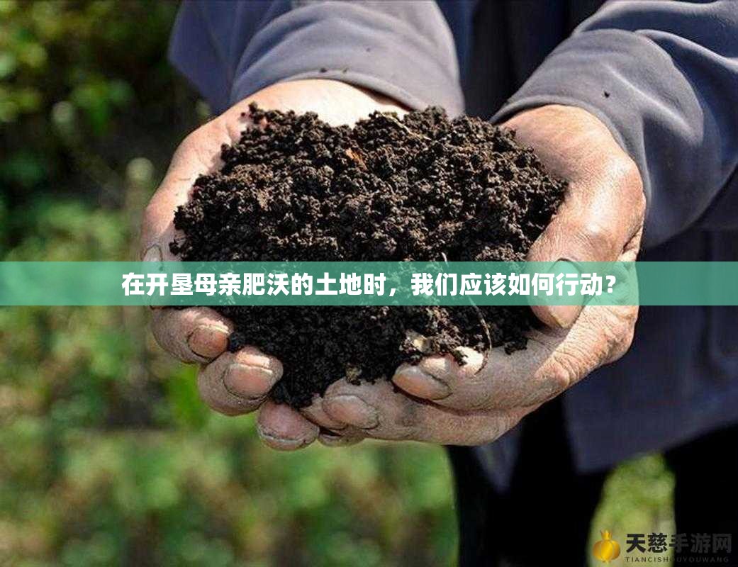 在开垦母亲肥沃的土地时，我们应该如何行动？