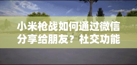 小米枪战如何通过微信分享给朋友？社交功能全面解析揭秘！